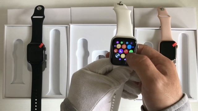 Demor Smart Watch IWO 8 Smartwatch 2019 Best Apple Watch Clone 44mm Series 4 for iPhone Android 9 смотреть онлайн