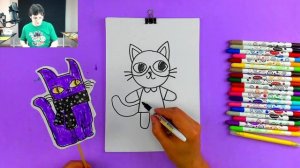 Как нарисовать КОШКУ - простые рисуни