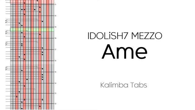 IDOLiSH7 MEZZO - Ame / Kalimba Tabs смотреть онлайн