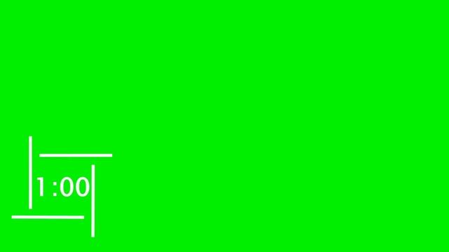 2 minute Count Down RECTANGLE timer Green screen FREE смотреть онлайн