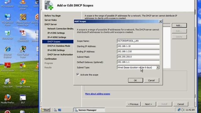 How To Install and Configure DHCP On Windows Server 2008 смотреть онлайн