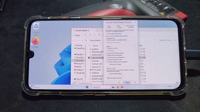 Tomb Raider 4 and 5 test on Windows 11 pro arm64 on LG G8X SD 855 смотреть онлайн