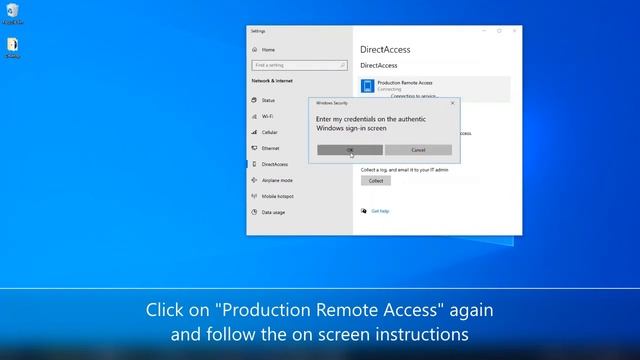 DA - How to connect to Direct access смотреть онлайн