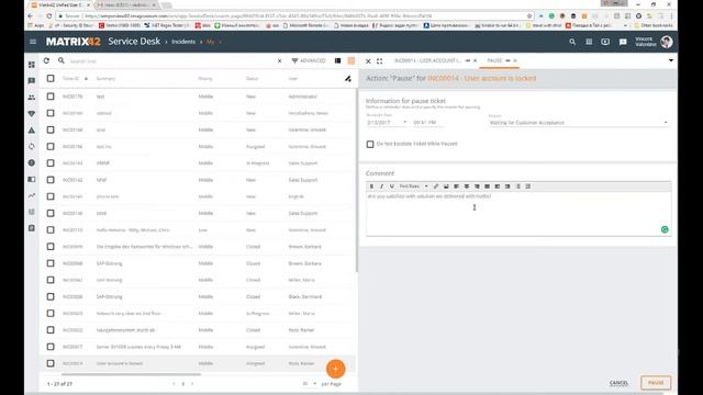 Automatically close Incident when User Responce Time outs смотреть онлайн