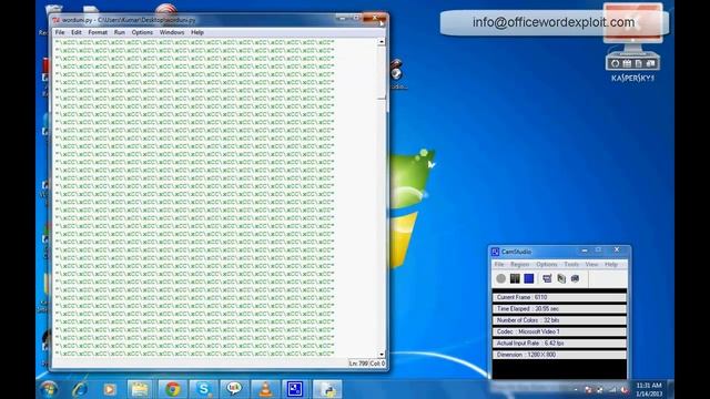 Microsoft Office 2003-2007-2010 Exploit FUD смотреть онлайн