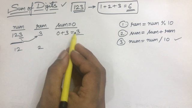 Find sum of the digits of a number in C смотреть онлайн