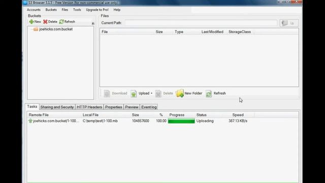 CloudOpt Acceleration of an S3 Upload - Windows - Short смотреть онлайн