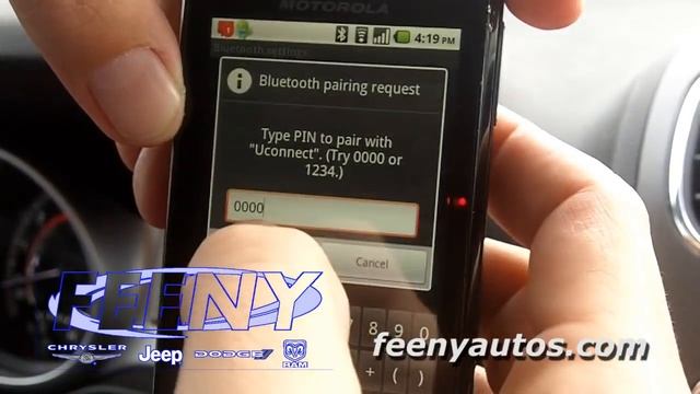How to Sync your bluetooth phone to Uconnect in a Dodge Journey смотреть онлайн
