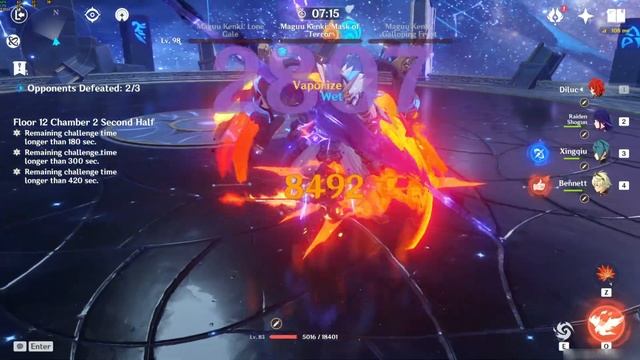C0 Ayaka Diluc - New 2.3 Abyss Floor 12 Full Stars - F2P смотреть онлайн