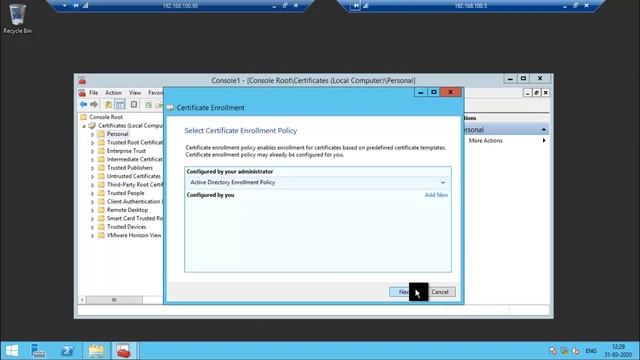 VMware security server instalation and paring смотреть онлайн