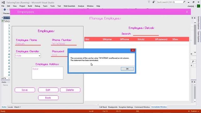 Tailoring Shop Management Using C#.Net смотреть онлайн