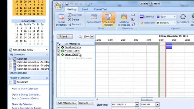 UCOP Tech Topic - Room Reservation in Outlook 2007 смотреть онлайн