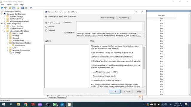 Windows 10, 8, 7 में Run Command Box (Win + R) को Enable या Disable कैसे करें | GrowUpWindows смотреть онлайн