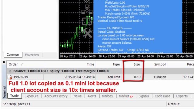 Demonstration of the Signal Magician control panel and copy trading between MT4 смотреть онлайн