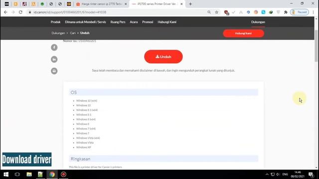 Cara Install Driver Printer CANON PIXMA iP2770 Tanpa CD - SPESIFIKASI, UNBOXING, REVIEW 2021 смотреть онлайн