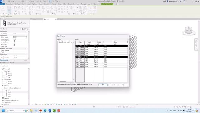 How to Load Door and Window Family in Revit 2024 смотреть онлайн