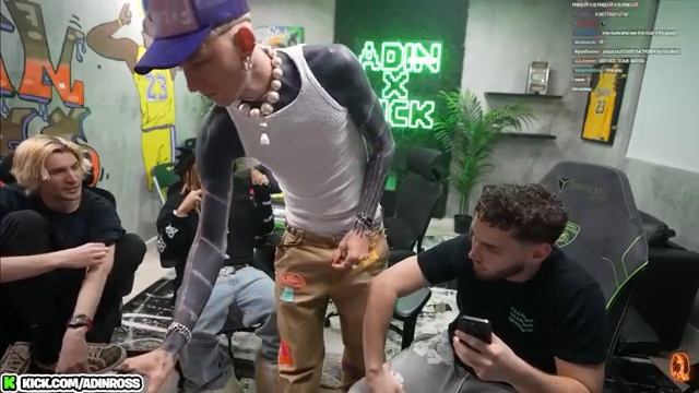 Adin Ross & MGK & Trippie Redd & XQC Full Stream!