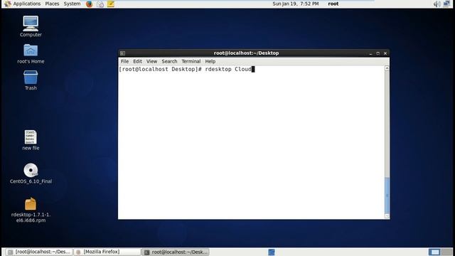 How to Remote Desktop install in CentOS 6 to Windows7 смотреть онлайн