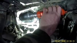 Kia Sorento  2.2 CRDi дизель 2012г снятие стартера