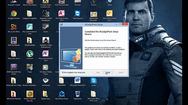 Wie Aktiviert man die Sidebar bei Windows 8 mit 8GadgetPack смотреть онлайн