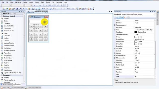Create Simple Calculator in Visual C# 2008 Part 2 смотреть онлайн