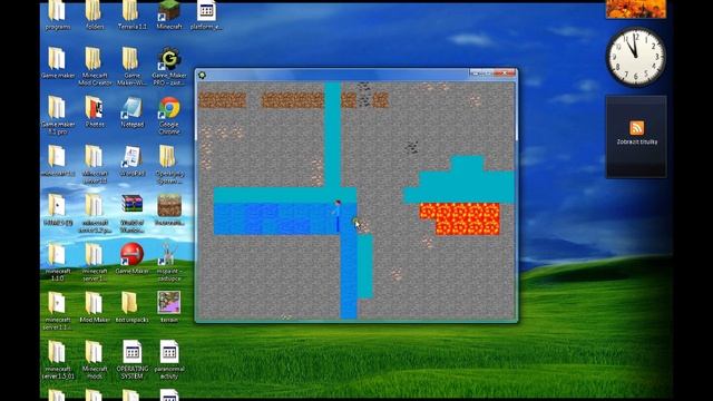 My Game Maker Game-Windows Vista-Minecraft 2D (test 3) смотреть онлайн