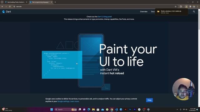 Flutter Tutorial | Installing Flutter SDK and VS code extensions смотреть онлайн
