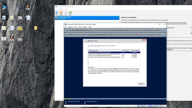 1. Hur man installerar windows Server 2016 på VirtualBox смотреть онлайн