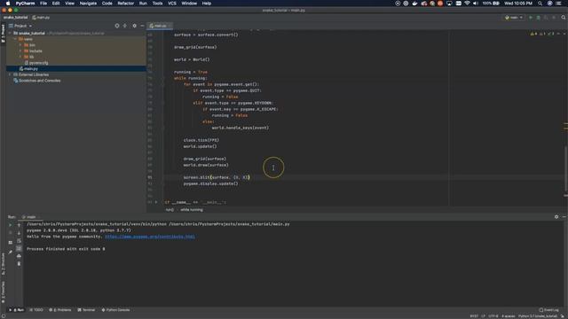 Pygame Tutorial - Let's Build Snake смотреть онлайн