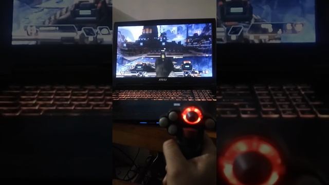Using Flight Joystick GRAVIS Eliminator Precision Pro for aiming on APEX LEGENDS game смотреть онлайн