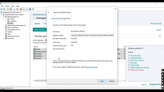 تنصيب برامج كاسبرسكي عن بعدRemote installation for Kaspersky Endpoint 12 смотреть онлайн