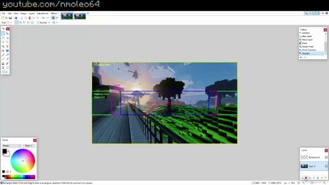 How to Make Custom Minecraft Channel Art in Paint.NET смотреть онлайн