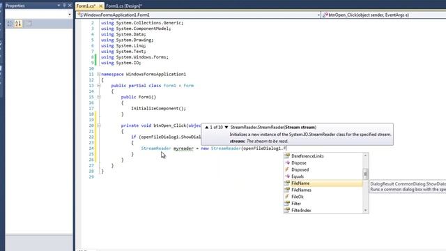 Windows Programming Part 11.4: OpenFileDialog and SaveFileDialog смотреть онлайн