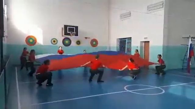 Развертывание флага