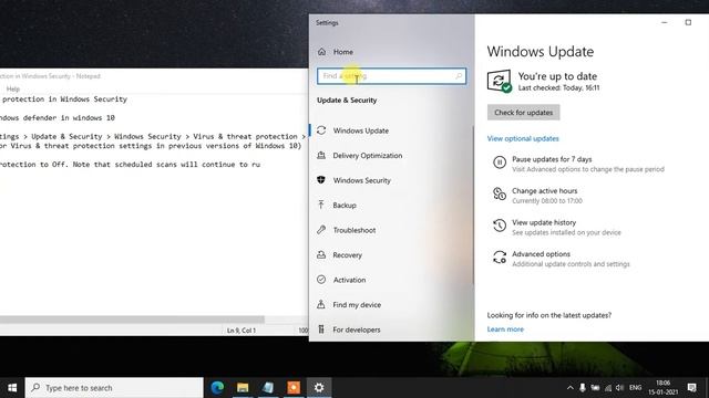 Turn off antivirus protection on Windows 10 Security смотреть онлайн