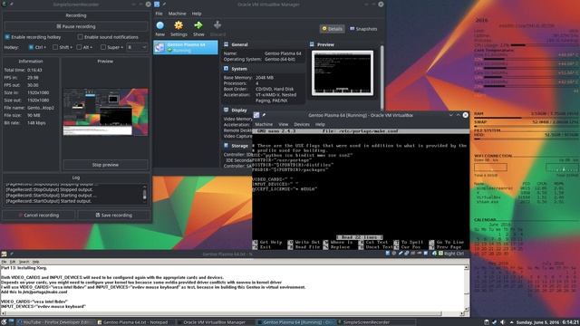 How to install Gentoo 64bit + Plasma 5 + Sound (ALSA and Pulseaudio) complete смотреть онлайн