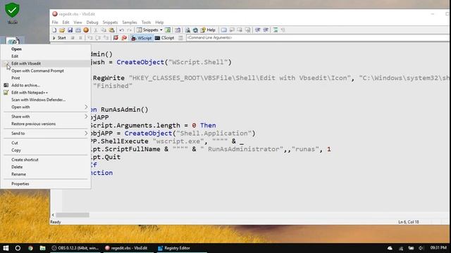 VBScript Basics, Part 58 | Write to the registry (Regedit) смотреть онлайн