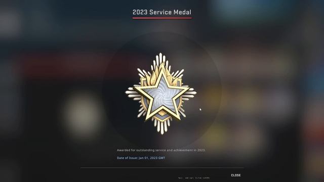 CS:GO 2023 Service Medal смотреть онлайн