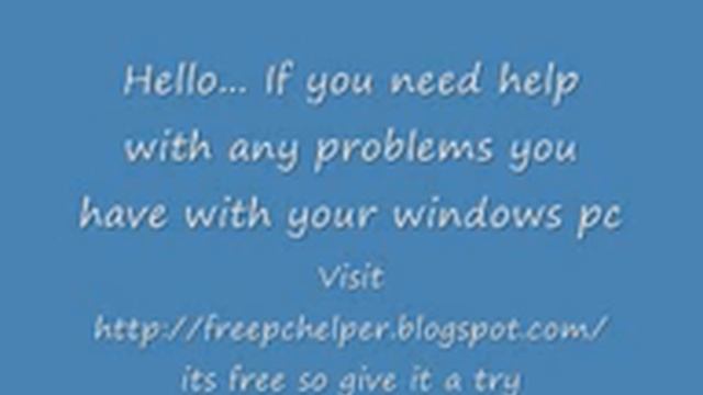 Fix any computer problem (virus, bug, frozen screen, blue screen) for free and easily!!! смотреть онлайн