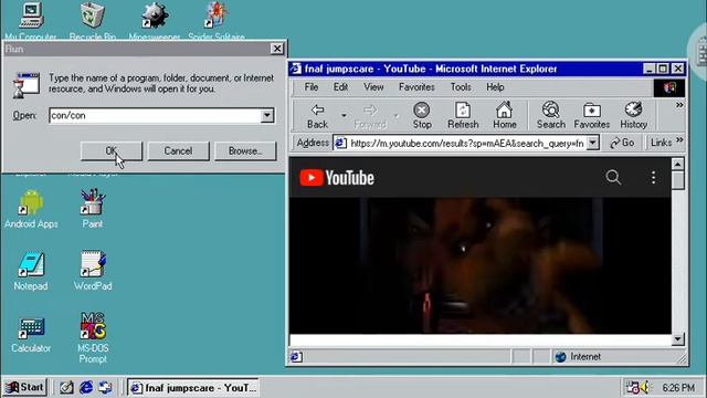 FNaF Jumpscares Has A BSOD Windows 98 смотреть онлайн