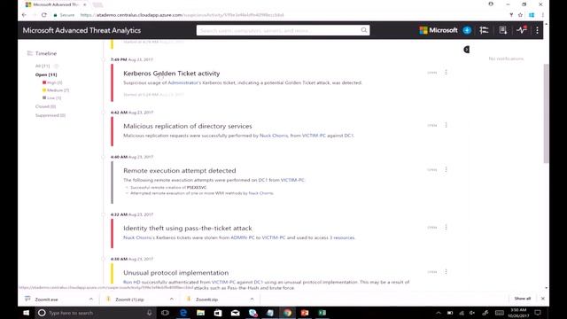 MICROSOFT ADVANCED THREAT ANALYTICS смотреть онлайн