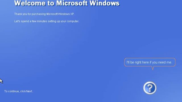 Windows XP OOBE смотреть онлайн