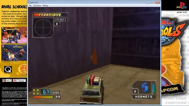 Twisted Metal 4 - The Joneses - Construction Yard - PlayStation 1 - Sony - 989 Studios смотреть онлайн