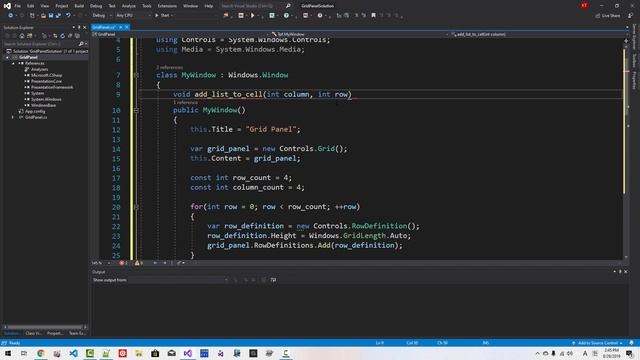 CSharp #014: How To Use Grid In WPF