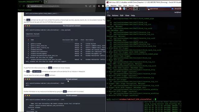 Metasploit Introduction TRYHACKME смотреть онлайн