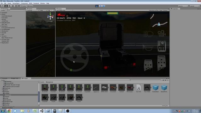 Grand Truck Simulator - Testing cabin suspension смотреть онлайн