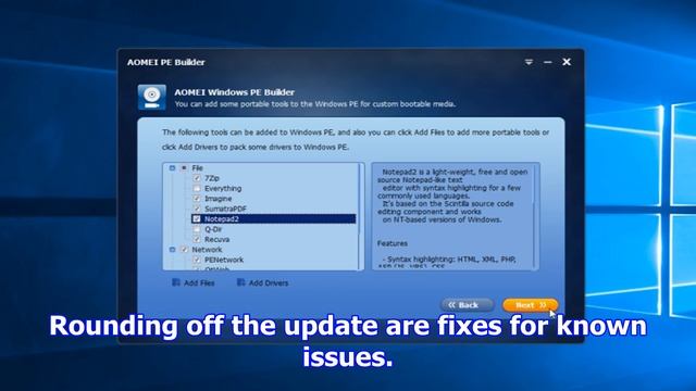 Aomei pe builder free 2.0 released, now supports windows xp through to windows 10 смотреть онлайн