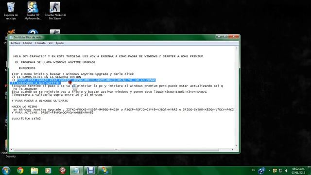 como pasar de windows 7 starter a home premium o ultimate смотреть онлайн