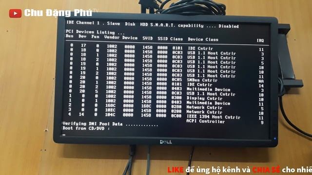 Chu Đặng Phú khắc phục lỗi VERIFYING DMI POOL DATA... không vào được Windows смотреть онлайн