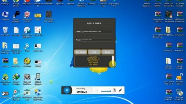 Huawei,Xiaomi,Deep,SPD,FRP & Unlock/Relock Bootloader Tool -UNLOCKER V3 (Fastboot Mode)